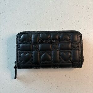 Betsey Johnson Black Heart Wallet